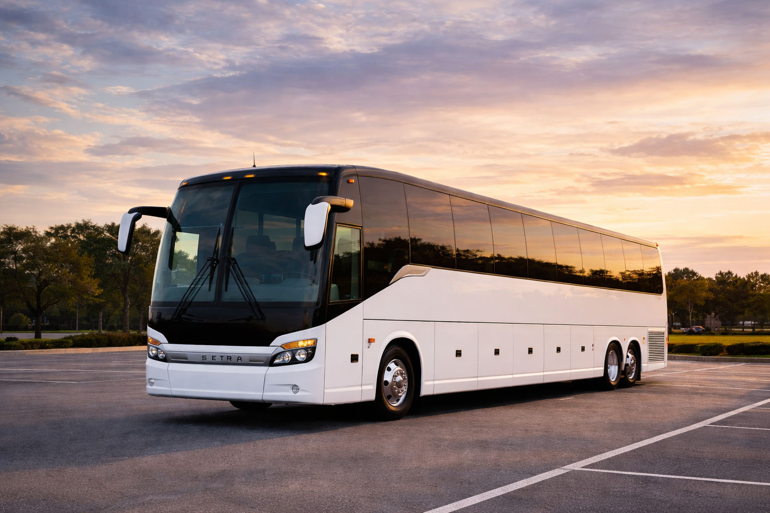 San Francisco coach bus exterior